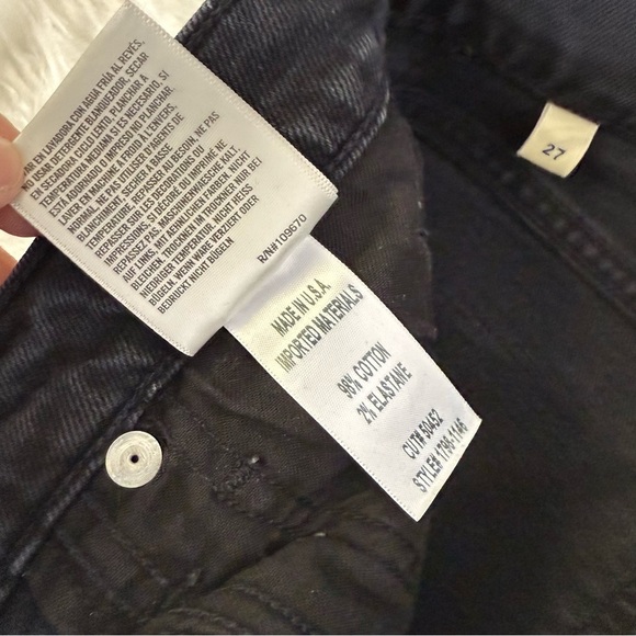 Citizens of humanity Georgia high-rise boot cut jeans Black Split Size 27 - Picture 5 of 8